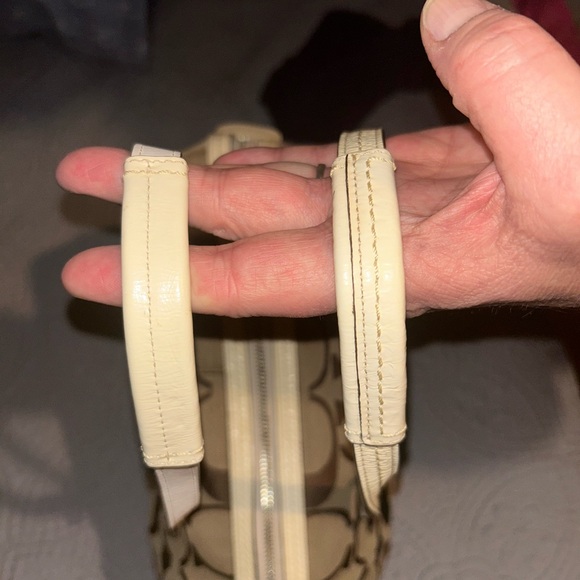 ✨COACH EUC✨Stylish Tan and Brown Women's Bag - Picture 4 of 14